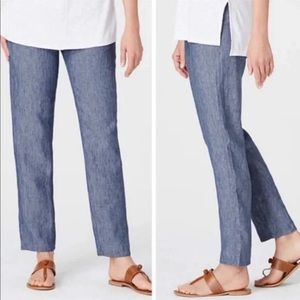 J Jill Blue Linen Pants